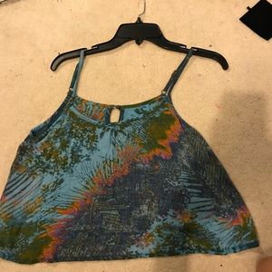 Patterned Crop Top